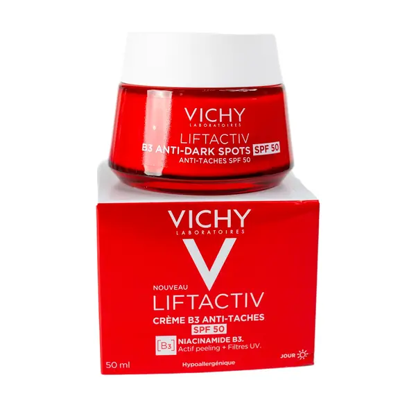 VICHY LIFTACTIV COLLAGEN В3 дневной крем с витамином B3 против пигментации и морщин SPF 50 50 мл 22600 