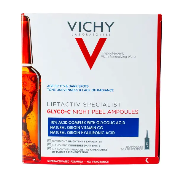 VICHY LIFTACTIV SPECIALIST GLYCO-C Ночной концентрат с эффектом пилинга для ухода за кожей лица №30 2 мл 31350 