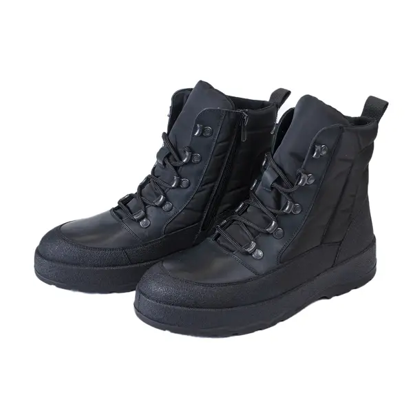 Ботинки мужские черного цвета из натуральной кожи и меха Arctic Ralf Ringer (695) 52500 Ralf Ringer, бутик мужской и женской обуви