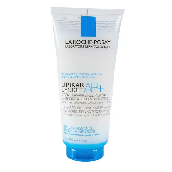 La Roche-Posay Lipikar Syndet AP+ липидовосстанавливающий очищающий крем-гель для лица и тела 200 мл 6500 Вита, сеть аптек