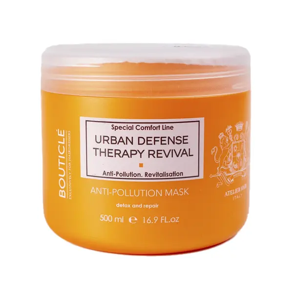 Маска для чувствительных волос, склонных к ломкости – “urban defense anti-pollution mask for brittle & sensitive hair” (500 мл) Bouticle 8700 Beauty Proff, ​магазин профессиональной косметики для салонов красоты