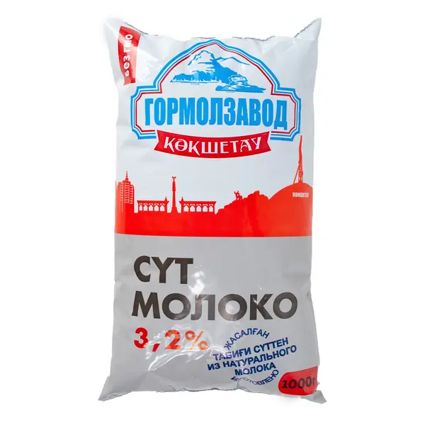 Молоко Гормолзавод 3,2% 1000 г 333 Гормолзавод, ​молочный павильон