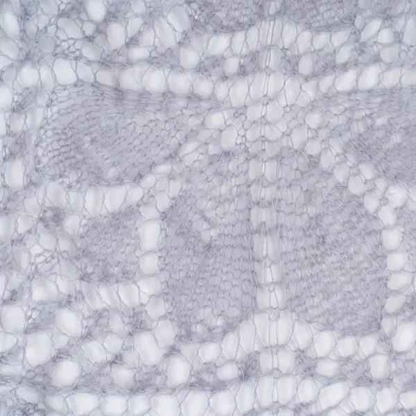 Накидка шаль "Мотылек" серого цвета из кид мохера на шелке 12000 Ola-la, вязаные изделия ручной работы