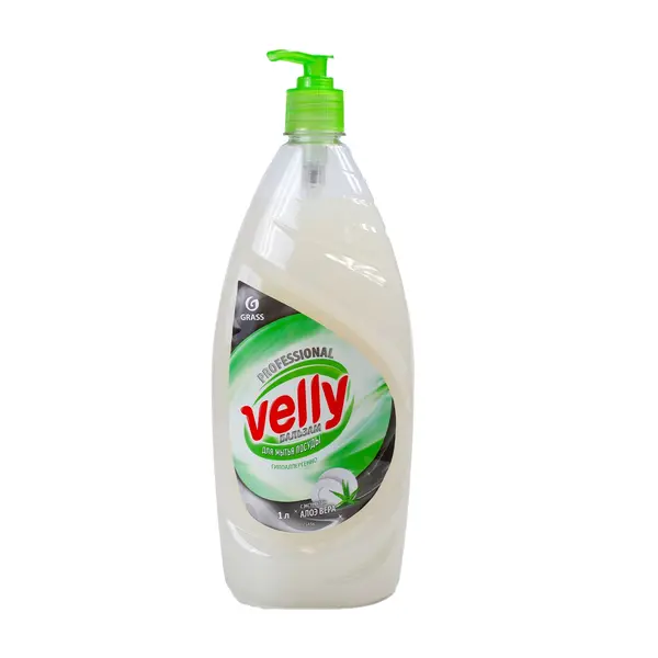 Средство для мытья посуды "Velly бальзам" 1000 мл 1580 Karcher Grass, магазин бытовой химии для дома и авто