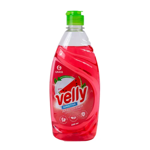 Средство для мытья посуды "Velly Sensitive" арбуз 500 мл 475 Karcher Grass, магазин бытовой химии для дома и авто