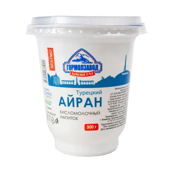Турецкий Айран 1,5% 300 грамм 175 Гормолзавод, ​молочный павильон
