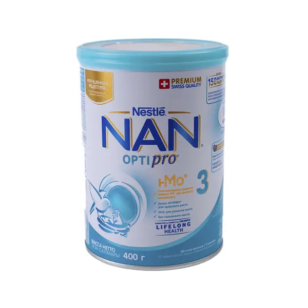 Детская сухая молочная смесь Nan 3 Optipro 400 гр 5650 Kinder (магазин детских товаров)