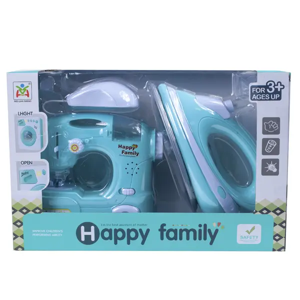 Игрушечный набор бытовой техники Happy Family Утюг и швейная машинка 9364 Детский, магазин детской одежды и игрушек