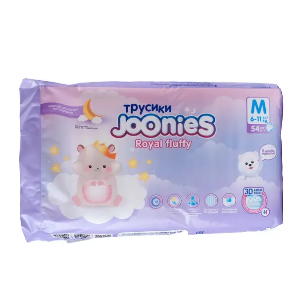 JOONIES Royal Fluffy трусики ночные  M 6-11 кг 8100 Kinder (магазин детских товаров)