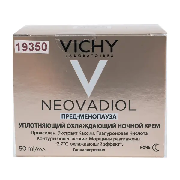 Крем ночной Vichy Neovadiol Пред-менопауза уплотняющий охлаждающий 50 мл 23500 Вита, сеть аптек