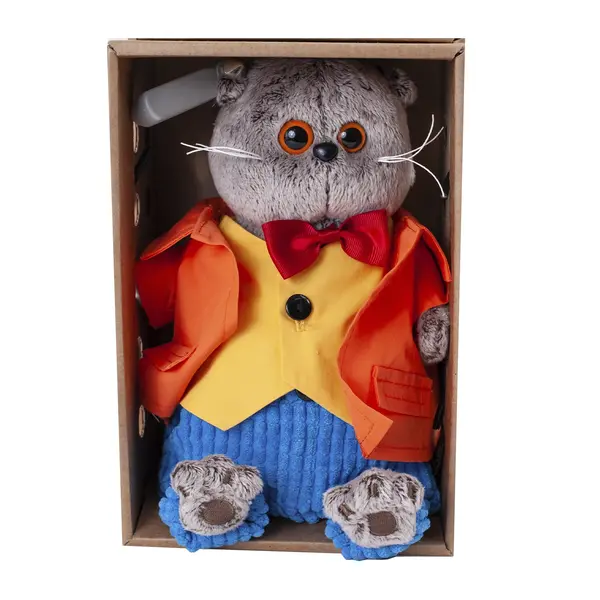 Мягкая игрушка Кот Басик в оранжевом пиджаке 12607 Детский, магазин детской одежды и игрушек