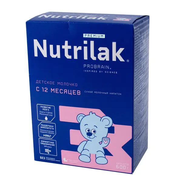 Нутрилак (Nutrilak) Premium 3 Детское молочко напит. молоч. сух. 600 г 4210 Kinder (магазин детских товаров)