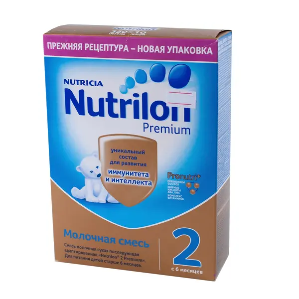 Детская сухая кисломолочная смесь Nutrilon Premium 2 350 гр 4810 Kinder (магазин детских товаров)