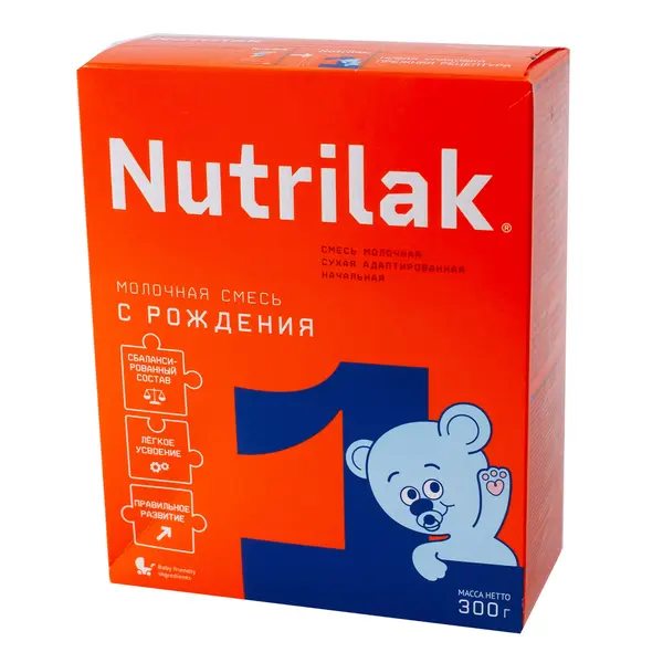 Детская сухая молочная смесь Nutrilak 1 300 гр 1615 Kinder (магазин детских товаров)