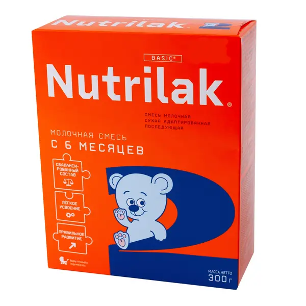 Детская сухая молочная смесь Nutrilak 2 300 гр 1790 Kinder (магазин детских товаров)