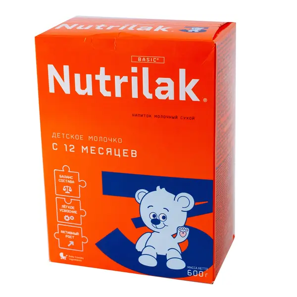 Детское сухое молочко Nutrilak 3 600 гр 2785 Kinder (магазин детских товаров)