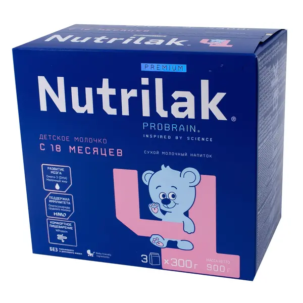 Детское сухое молочко Nutrilak Premium 4 900 гр 5975 Kinder (магазин детских товаров)