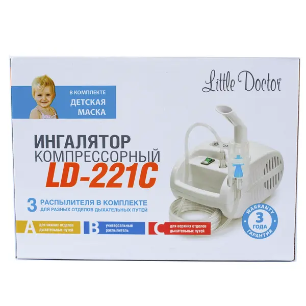 Ингаллятор компрессорный Little Doctor LD221C 21256 Анелия, аптека