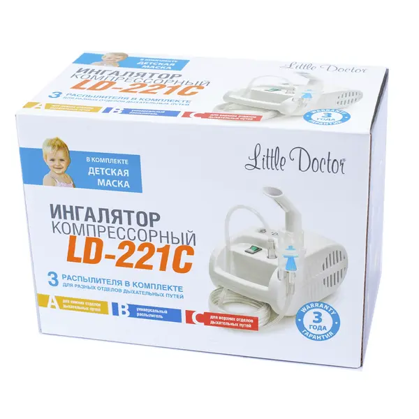Ингаллятор компрессорный Little Doctor LD221C 21256 Анелия, аптека