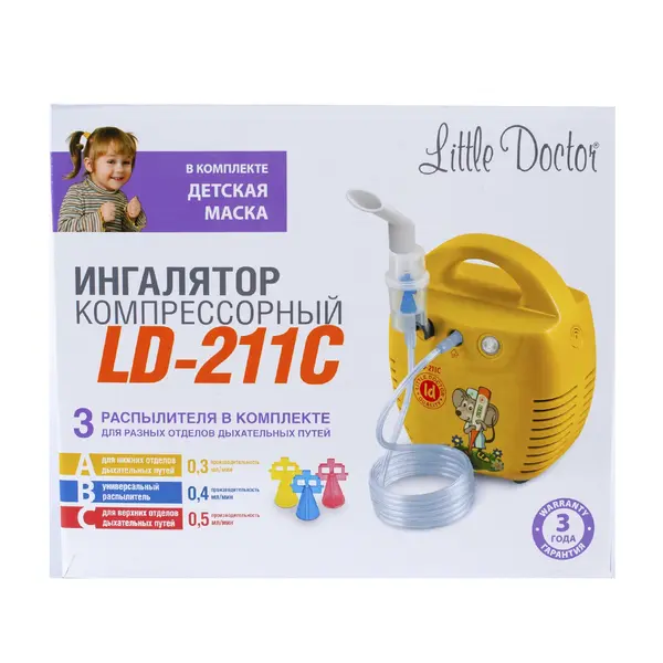 Ингалятор компрессорный Little Doctor LD-211C 21710 Анелия, аптека