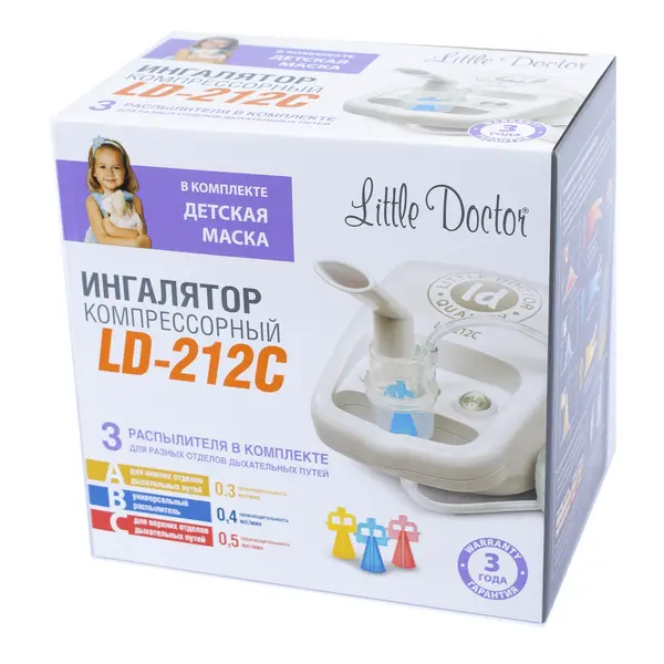 Ингалятор компрессорный Little Doctor LD 212C 22545 Анелия, аптека