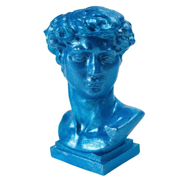 Кашпо "Давид" голубого цвета 1000 Сувениров Company, интернет-магазин сувениров и подарков