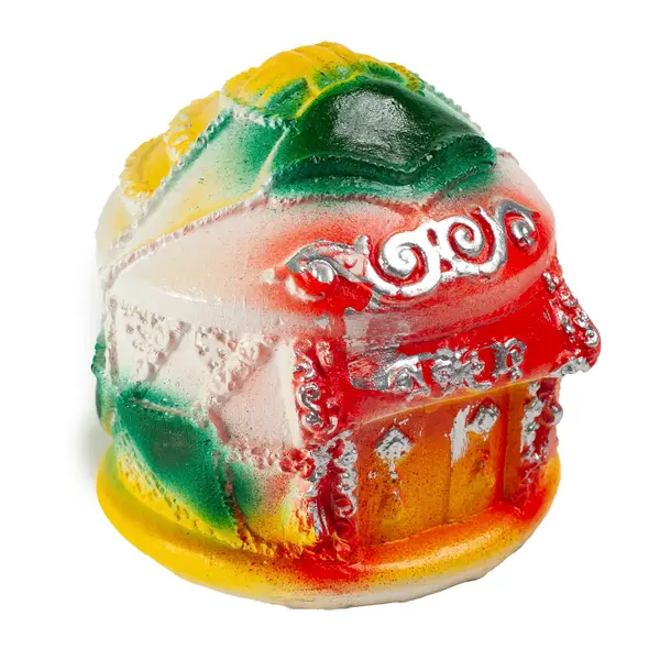 Копилка гипсовая "Юрта" разноцветная 2500 Игрушкин мир, мягкие игрушки ручной работы
