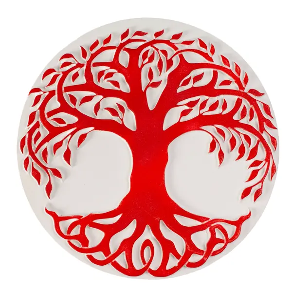 Панно "Древо Жизни" в красном цвете 3000 Сувениров Company, интернет-магазин сувениров и подарков