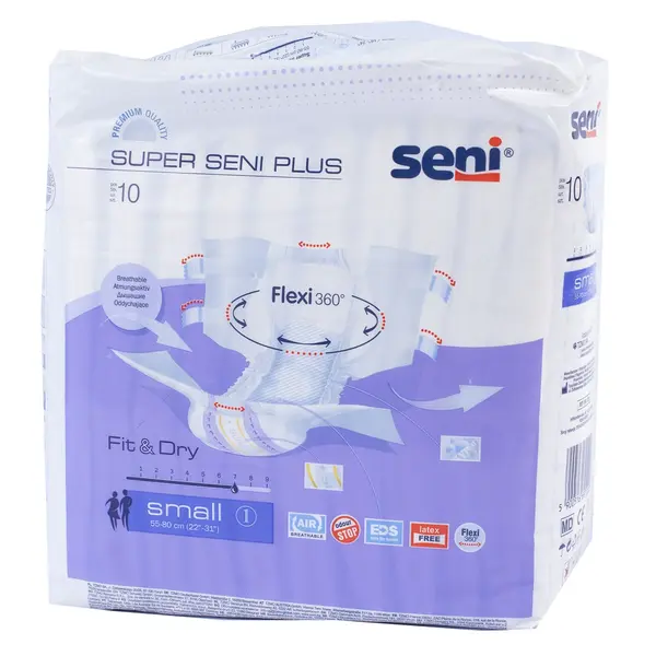 Подгузники для взрослых Super Seni Plus small 1 10шт 4899 Анелия, аптека