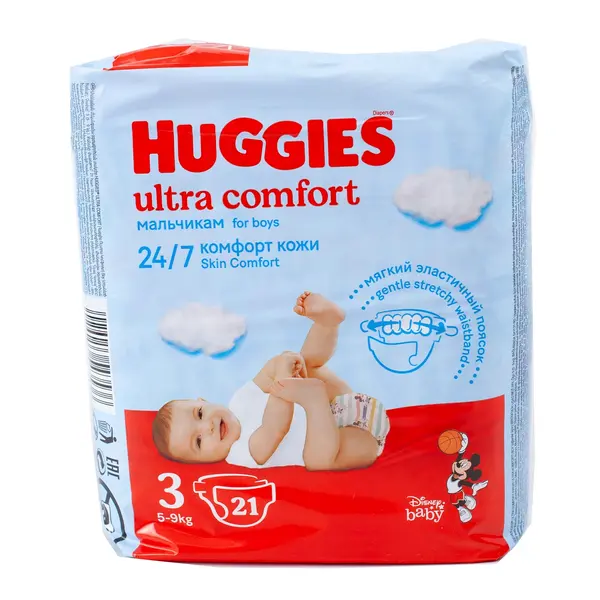 Подгузники Huggies для мальчиков 3 (21) 3597 Детский, магазин детской одежды и игрушек