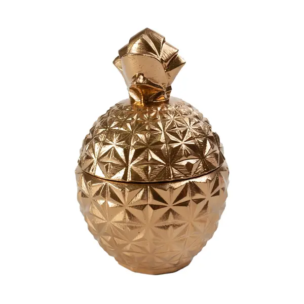 Шкатулка "Ананас" в золотом цвете 1500 Сувениров Company, интернет-магазин сувениров и подарков