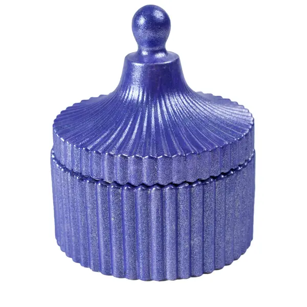 Шкатулка из гипса фиолетового цвета 1500 Сувениров Company, интернет-магазин сувениров и подарков