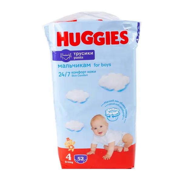 Трусики-подгузники Huggies mega для мальчиков 4 52 10861 Детский, магазин детской одежды и игрушек
