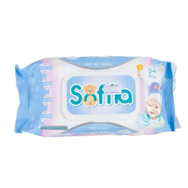 Влажные салфетки Soffia без аромата 54 шт 490 Kinder (магазин детских товаров)