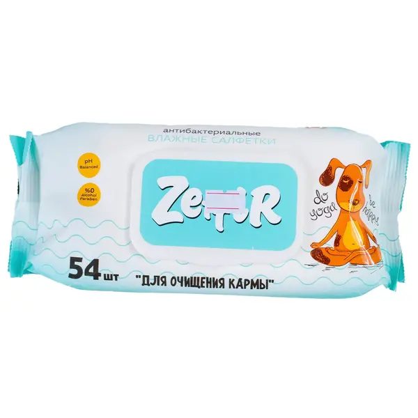 Влажные салфетки Zefir 54 шт 490 Kinder (магазин детских товаров)