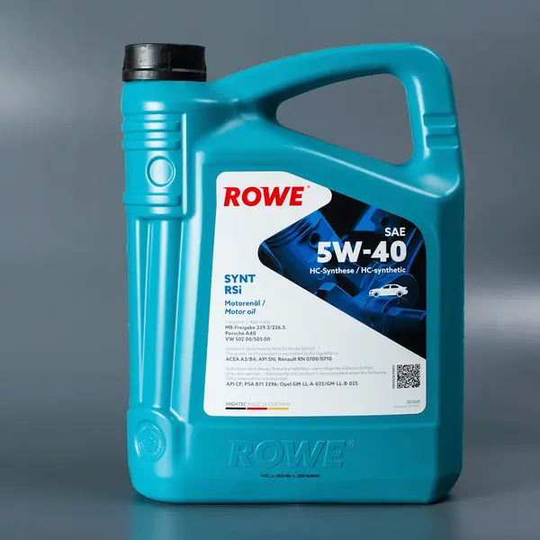 Масло Rowe hightec synt RSi 5w40 4 л 18000 Arion, ​магазин моторных масел