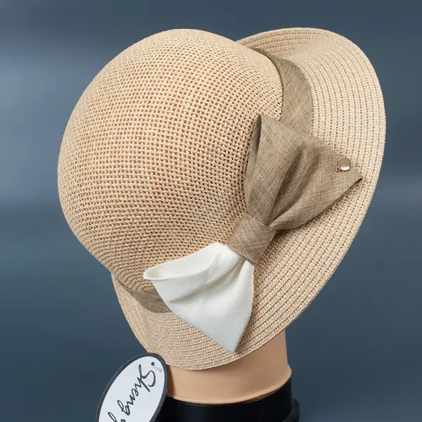 Шляпа 24-73 с бантом 6900 Hat & Cap,бутик головных уборов