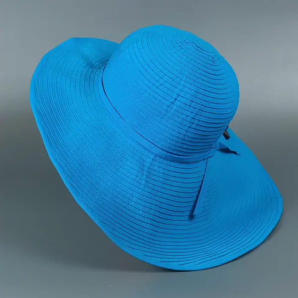 Шляпка синего цвета 7100 Hat & Cap,бутик головных уборов