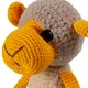 Игрушка ручной работы "Барашек" 2500 Игрушкин мир, мягкие игрушки ручной работы