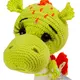 Игрушка ручной работы "Динозаврик" 4500 Игрушкин мир, мягкие игрушки ручной работы