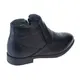Ботинки мужские черного цвета классические с молнией из натуральной кожи с натуральным мехом 33000 Zshoes, ​бутик обуви