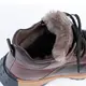 Ботинки мужские коричневые со шнуровкой с натуральным мехом 33000 Zshoes, ​бутик обуви