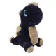 Игрушка ручной работы "Динозавр" темно-фиолетового цвета 16 см 3000 Игрушкин мир, мягкие игрушки ручной работы