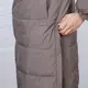 Куртка женская удлиненная коричневого цвета 105000 LeMaR store, бутик женской верхней одежды