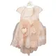 Платье бальное персикового цвета 8000 AliShka kids, ​магазин детской одежды