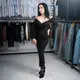 Платье женское черного цвета 13500 Фифочка, магазин женской одежды